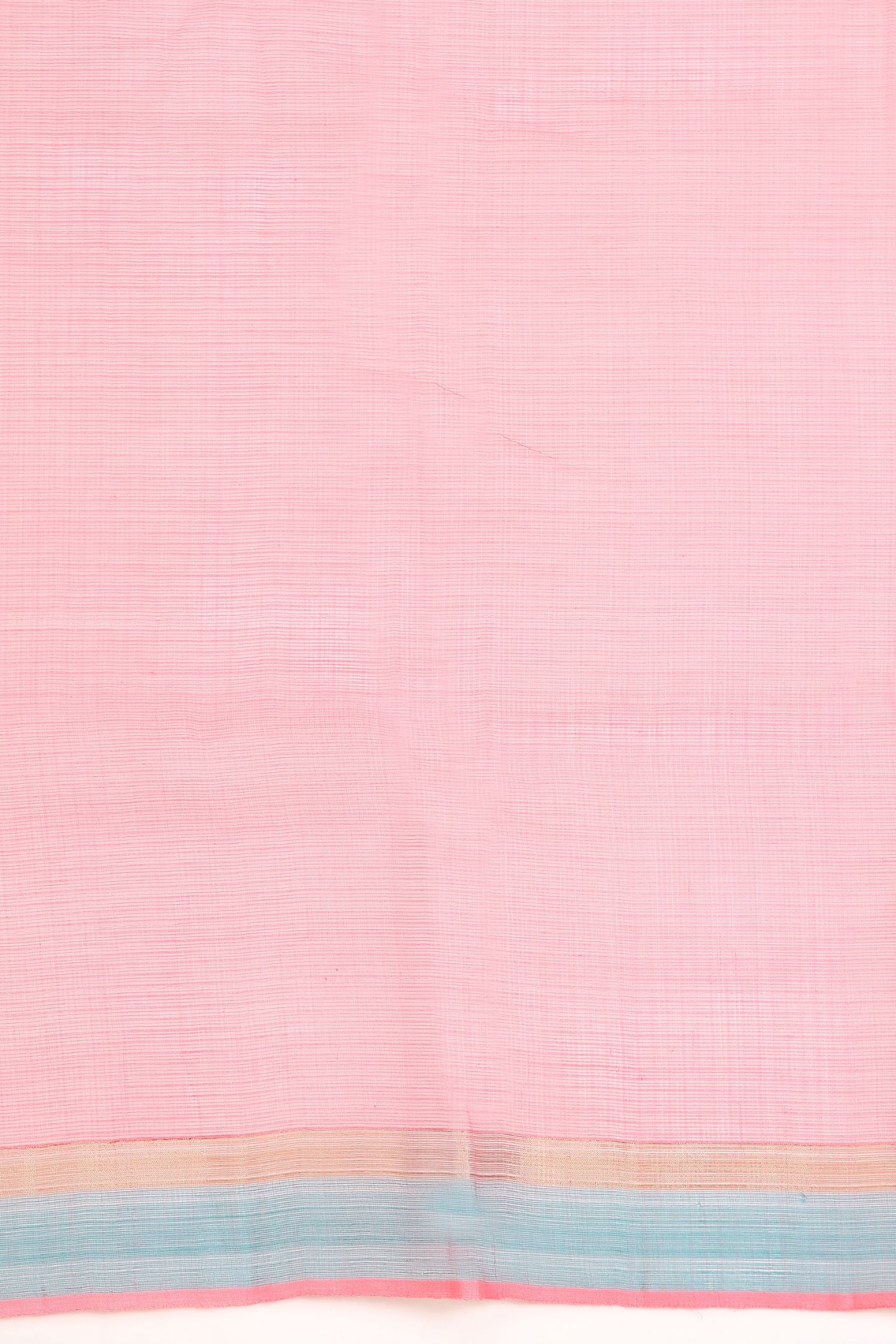 Red Handwoven Kota Doria Cotton Saree with Floral Art Motif