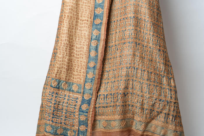 Rustic Charm: Block Printed Suit with Traditional Intricate Patterns for a Timeless Look