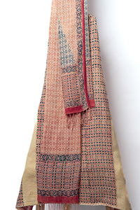 Eleganct Suit with Artistic Patterns on Kurta and Dupatta for Graceful Occasions