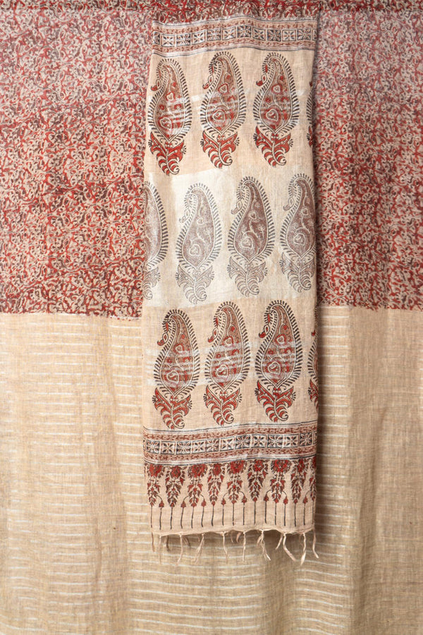 Traditional Bhagalpur Handwoven Saree, Adorned with Intricate Patterns and Graceful Contrasting Borders