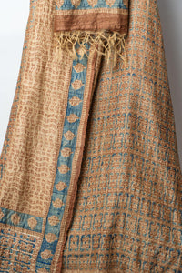 Rustic Charm: Block Printed Suit with Traditional Intricate Patterns for a Timeless Look
