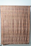 Rich Bhagalpur Handwoven Saree with Paisley Patterns, and Intricate Traditional Borders
