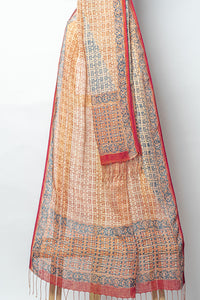 Eleganct Suit with Artistic Patterns on Kurta and Dupatta for Graceful Occasions