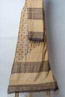 Antique Grace with Intricate Floral Motifs and Geometric Borders for a Regal Statement Look