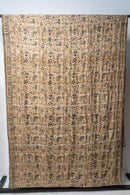 Bhagalpur Handwoven Saree with Floral Motifs, Natural Dyes, and Delicate Intricately Designed Borders with Contrasting Accents