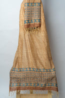 Rustic Charm: Block Printed Suit with Traditional Intricate Patterns for a Timeless Look