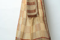 Eleganct Suit with Geometric and Floral Patterns Adorned with an Artistic Dupatta