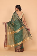 Chameli Phool Cotton and Silk Maheshwari Handloom Saree