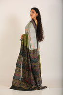 Emerald Ikat Dorangi Handloom Saree