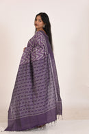 Purple Special Cotton Ikat Saree